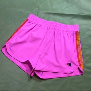 Aviator Nation Pink Shorts with Orange Stripes/Size 14 youth